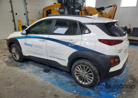 2021 Hyundai Kona Sel Plus z USA, uszkodzony, nr VIN KM8K6CAA4MU746316